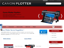 Tablet Screenshot of canonplotter.net